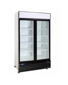 Display Cooler, 2x Sliding Glass Doors, 45ft³